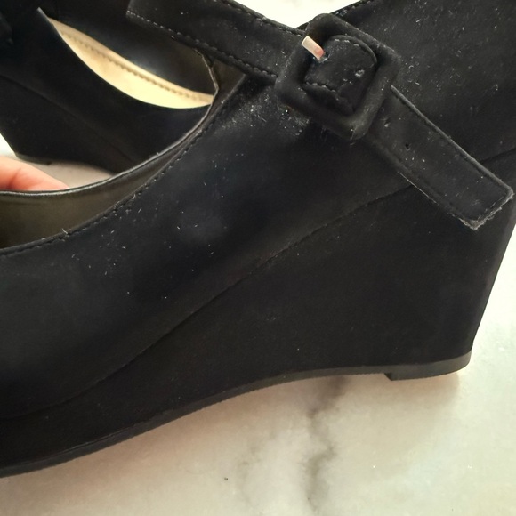 Y-Not? Black Mary Jane Wedge Shoes - Picture 10 of 10